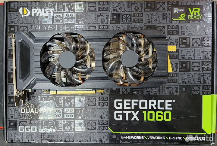 Geforce GTX1060 6Gb Palit Dual OC