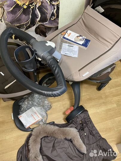 Коляска Stokke 2в1 с аксессуарами