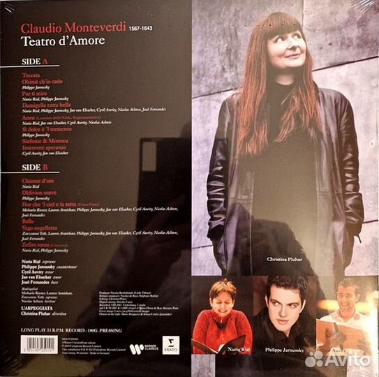 Винил L'Arpeggiata – Monteverdi Teatro d'Amore