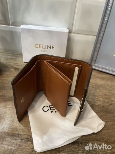 Кошелек женский Celine натуральная кожа новый