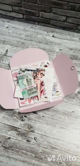 Сладкий подарок + денежная карточка на праздник