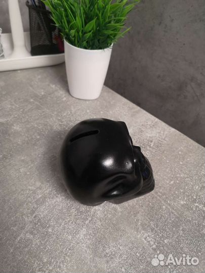 Копилка череп декор