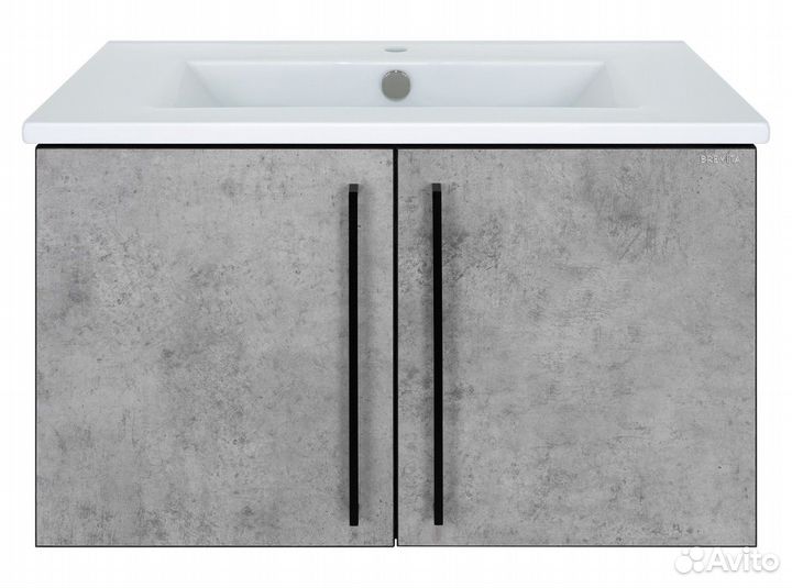 Тумба с раковиной Brevita Rock rock-06075-48-2