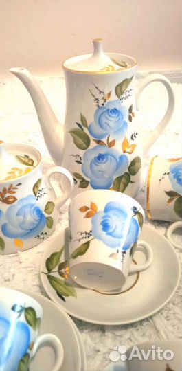 Сервиз кофейный винтаж 5 чашек