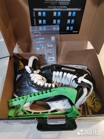 Хоккейные коньки bauer 33,5 размер