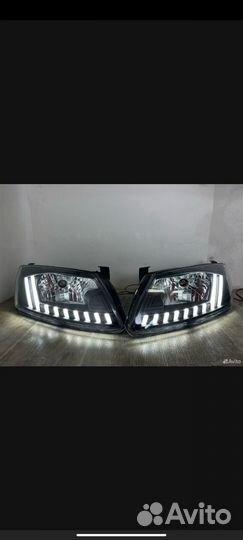 Передние Фары на Лада Приора AMG