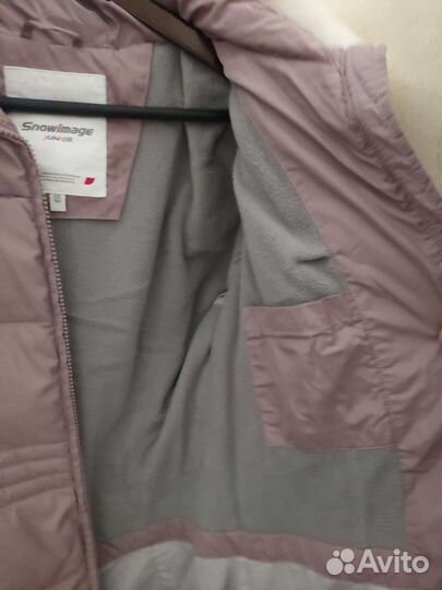 Зимний пуховик длинный, на девочку, рост 152-164