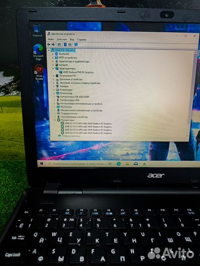 Отличный шустрый ноутбук Acer для работы и учёбы