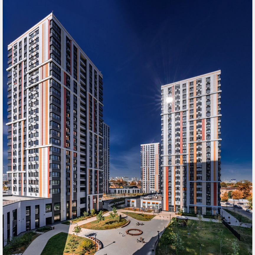 2-к. квартира, 61,5 м², 3/25 эт.