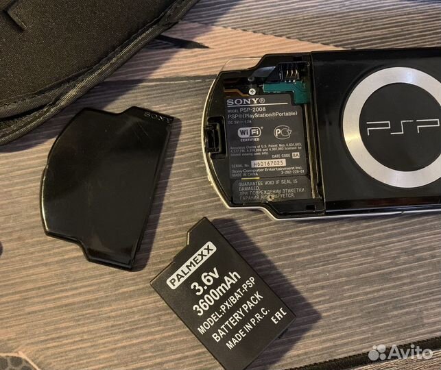Sony PSP 2008 Piano Black 32gb 7500 игр (комплект)