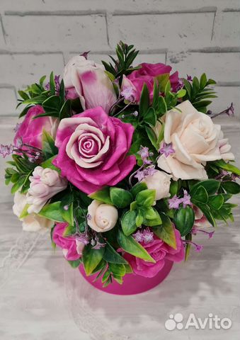 Интерьерные композиции из мыла