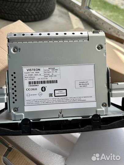 Магнитола vistion 10GA nissan qashqai