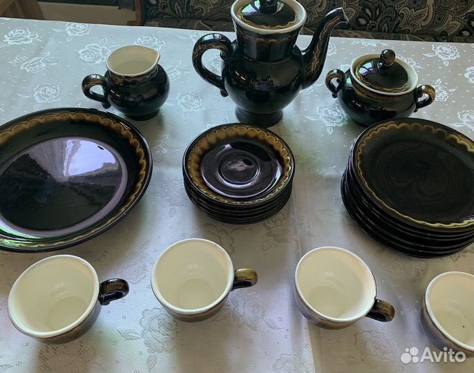 Керамический кофейный сервиз