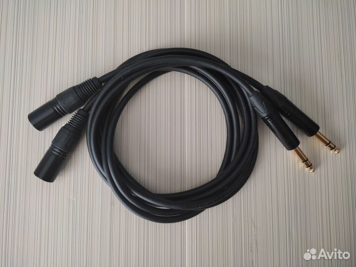 Балансные для студийных мониторов TRS-XLR Canare
