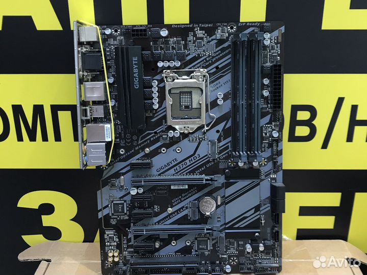 Материнская плата Gibabyte H370 HD3 socket 1151v2