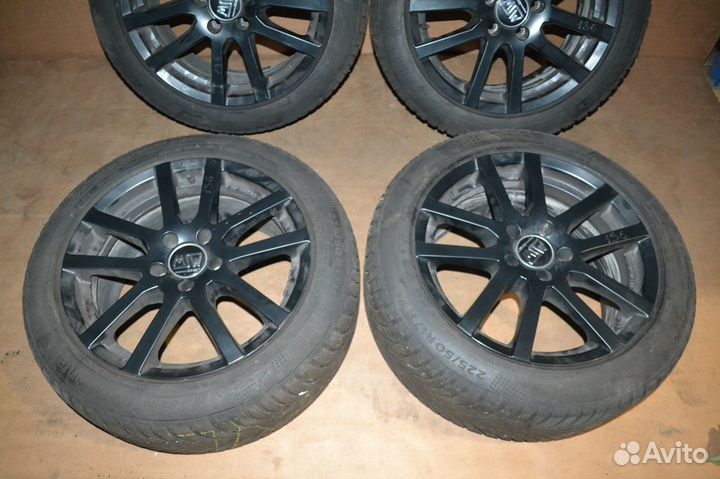Диски бу 17 с всесезонными шинами 225 50 17