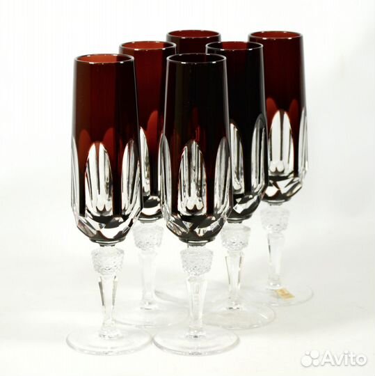 Antika Nachtmann Бокал фужер хрусталь рубин