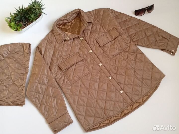 Куртка рубашка стеганая женская размер 46-48