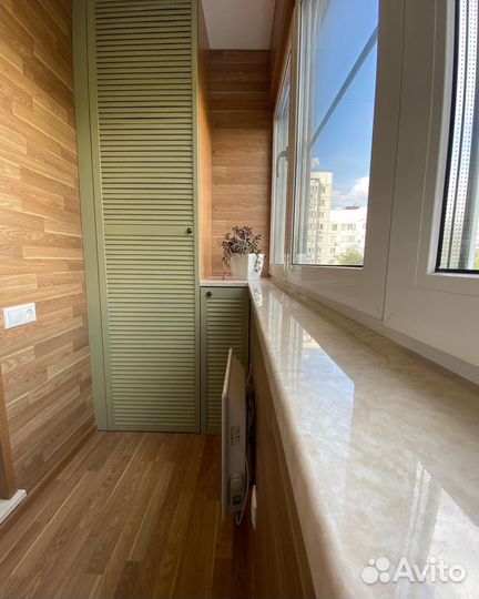 Отделка, утепление, обшивка балконов под ключ