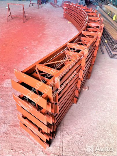 Каркас ангаpа 662 м2