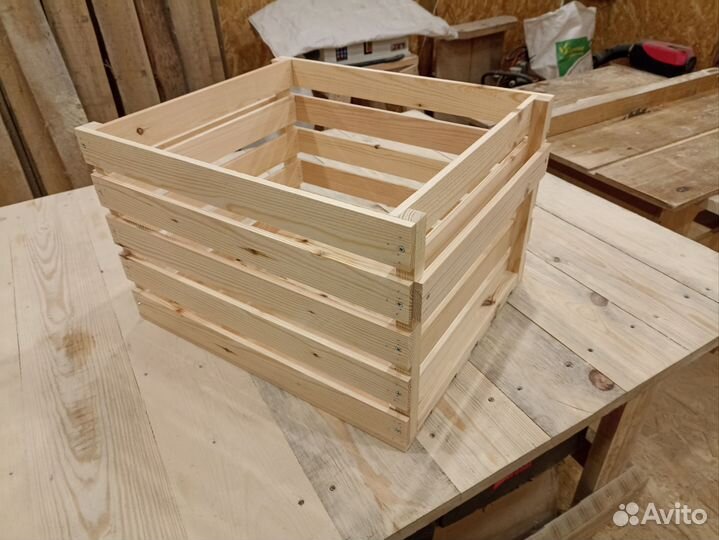 Ящик деревянный для хранения овощей