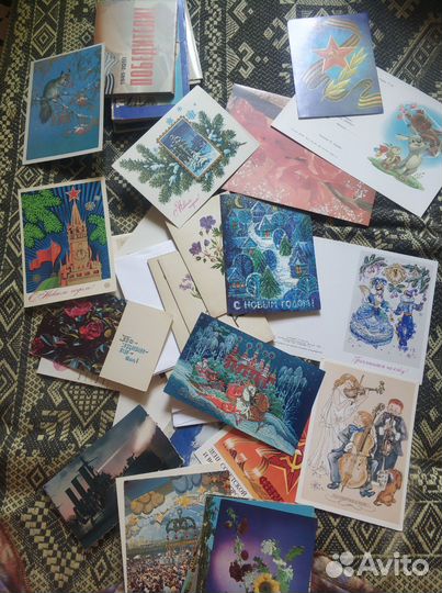Открытки СССР пакетом 167 шт цена за всё