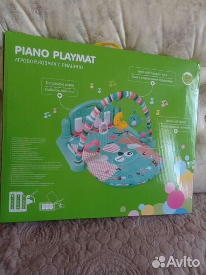 Игровой коврик с пианино piano playmat