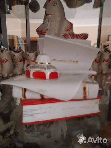 Фарфоровые статуэтки, чернилица лфз