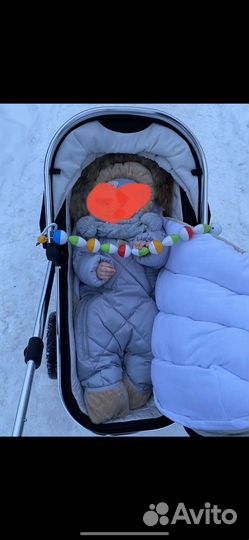 Коляска 2 в 1Moon Scala, автолюлька joie 0+