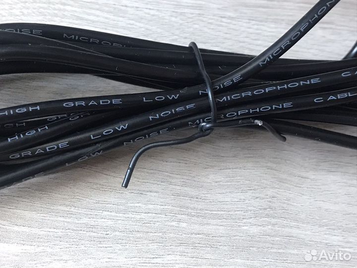 Кабель XLR jack 6.3