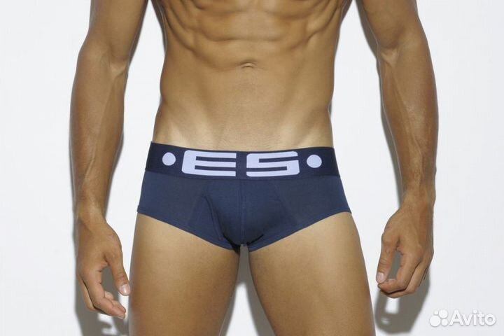 Трусы брифы ES Collection Cotton Soft Navy/Black M