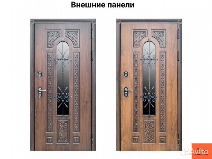 Дверь с окном Лацио терморазрыв