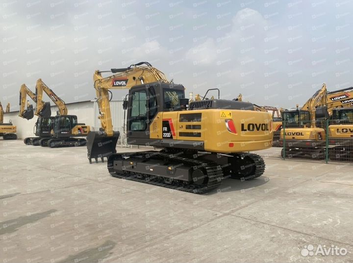 Гусеничный экскаватор Lovol FR220D, 2024