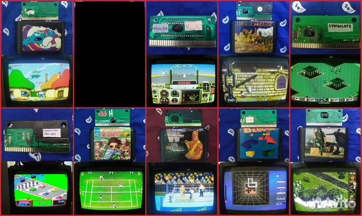 Картриджи для Sega Mega Drive