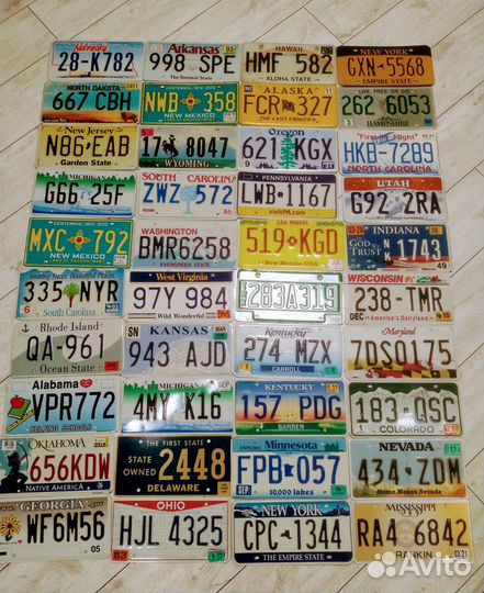 Автомобильные номера США