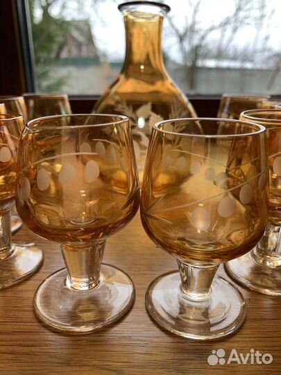 Пасуда цветное стекло хрусталь