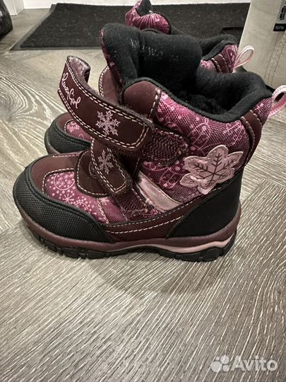Зимние ботинки для девочки 24 размер