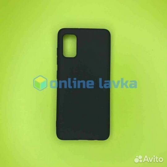 Чехол силикон для Samsung A41 Black