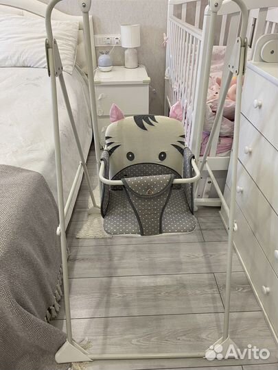 Детская качель напольная