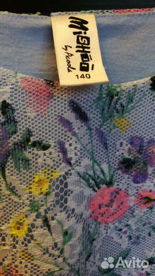 Платье на девочку ростовка 140