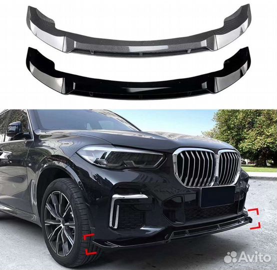 Сплитер губа переднего бампера Bmw G05 Х5