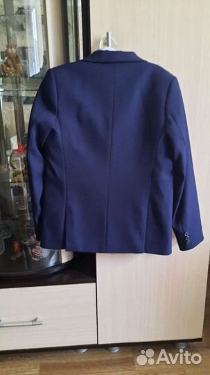 Пиджак школьный для мальчика 134