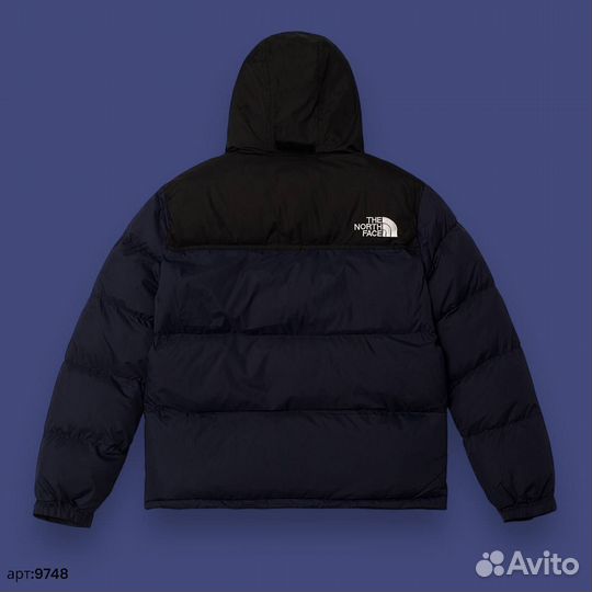 Зимняя куртка The North Face 700 темно синяя 46(S)