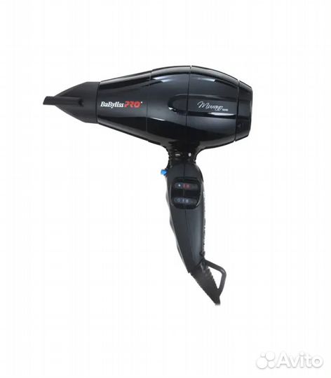 Фен BaByliss Pro Murano ionic, 2000 Вт, черный, BA