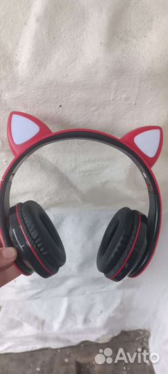 Наушники с кошачьими ушками