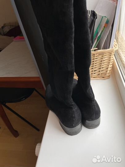 Сапоги демисезон ботфорты 37