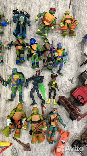 Черепашки ниндзя огромный набор игрушек оригинал