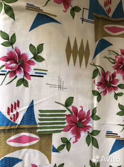 Отрез ткани хлопок СССР