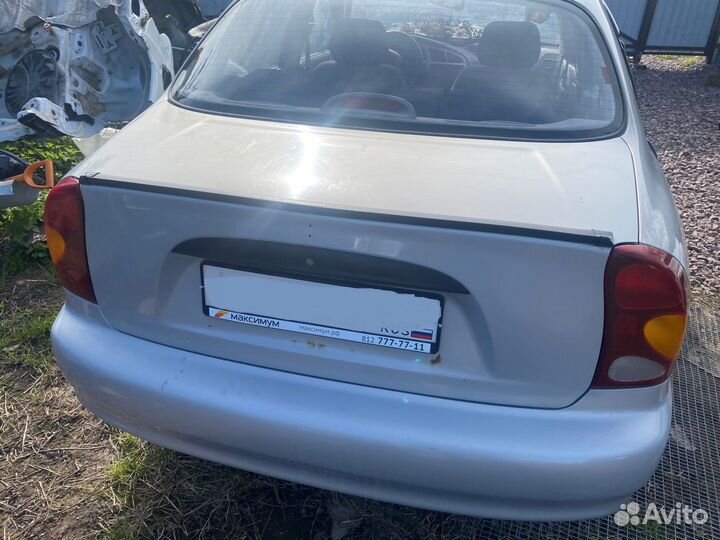 Здний бампер шевроле ланос