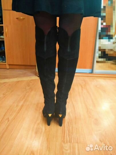 Сапоги ботфорты 39 размер осень